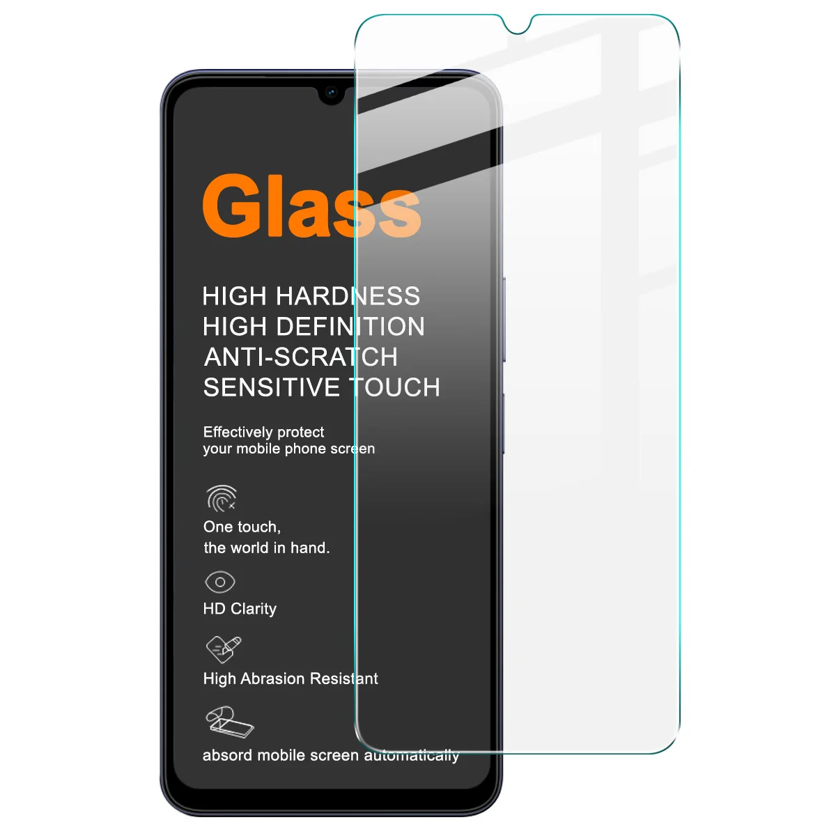 

IMAK H Tempered Glass for Vivo Y05 4G Screen Protector Film