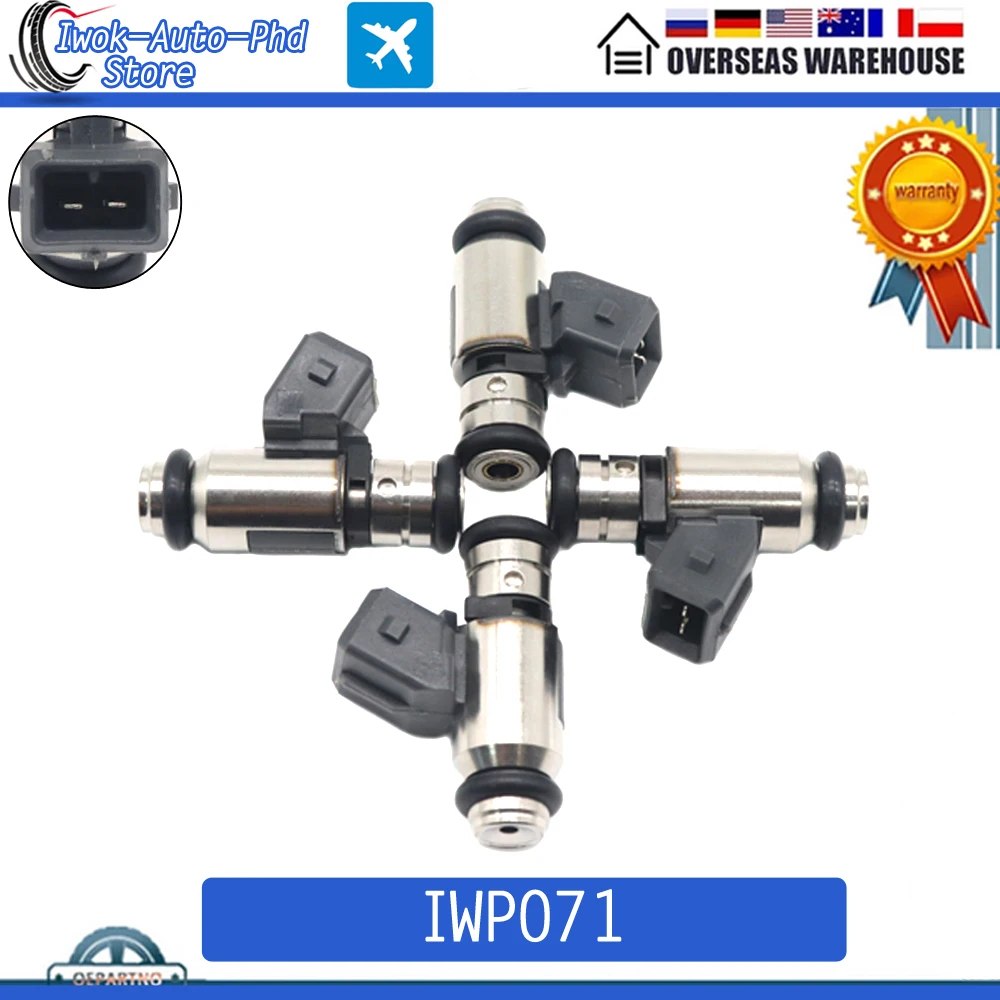 4pcs Car IWP071 Fuel Injectors For Mercedes-Benz A-Klasse W168 A 190 W168 A 210 Vaneo 414 1.6L Vaneo 414 1.9L IWP-071 0000786249