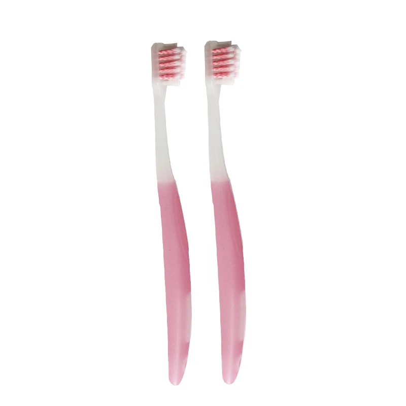 Escova de dentes V-Shape com tampa, Escova Interdental para limpeza dos dentes, 2pcs por kit