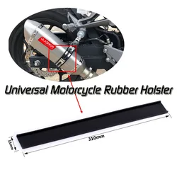Free Shipping Universal Motorcycle Exhaust GY6 Clamp Rubber Leather Holster Muffler Escape Silencer Rubber Motorcycle Clamp