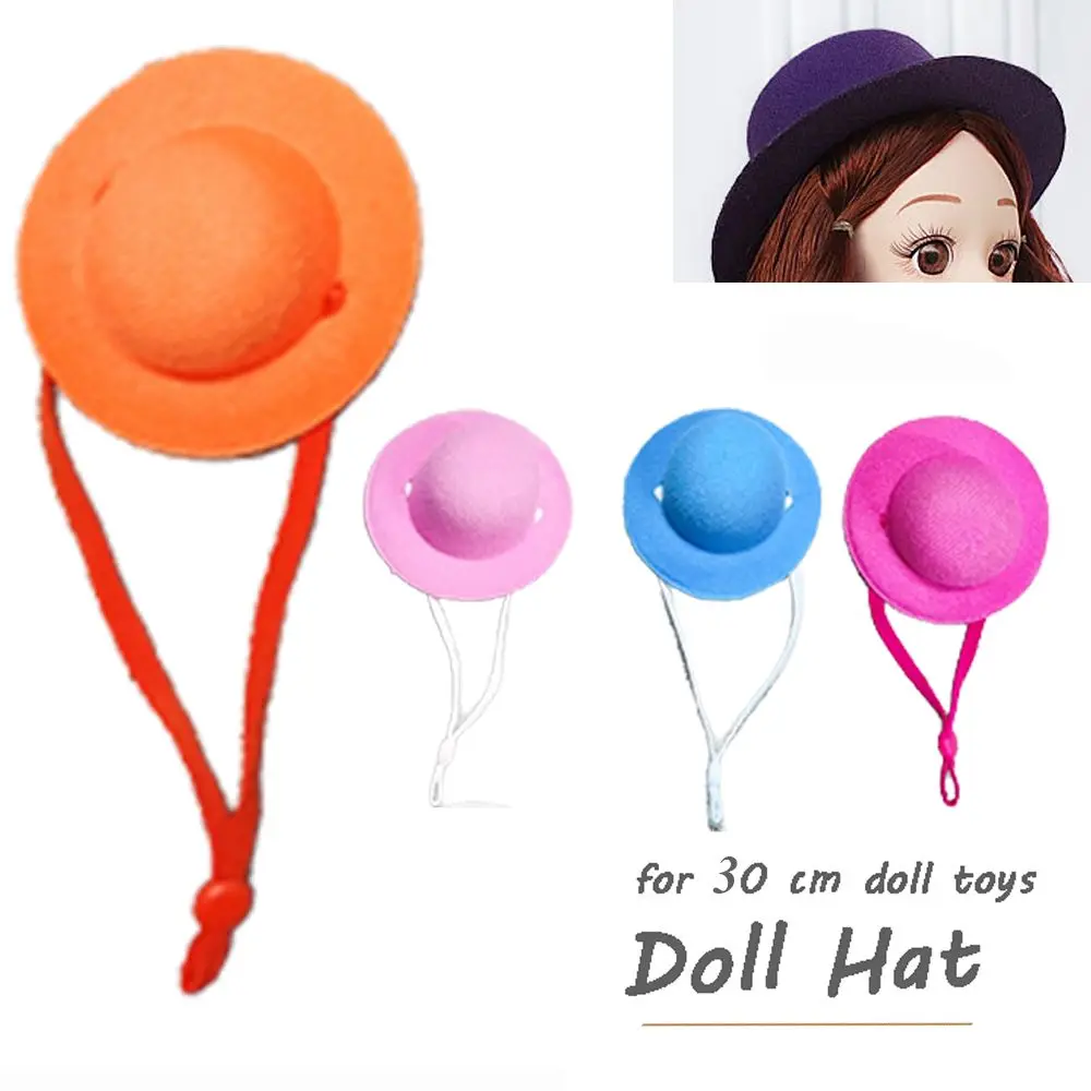 Replaceable Doll Parts for 30cm Doll Doll Accessories Doll Hat Headwear Mini Hat Doll Decors