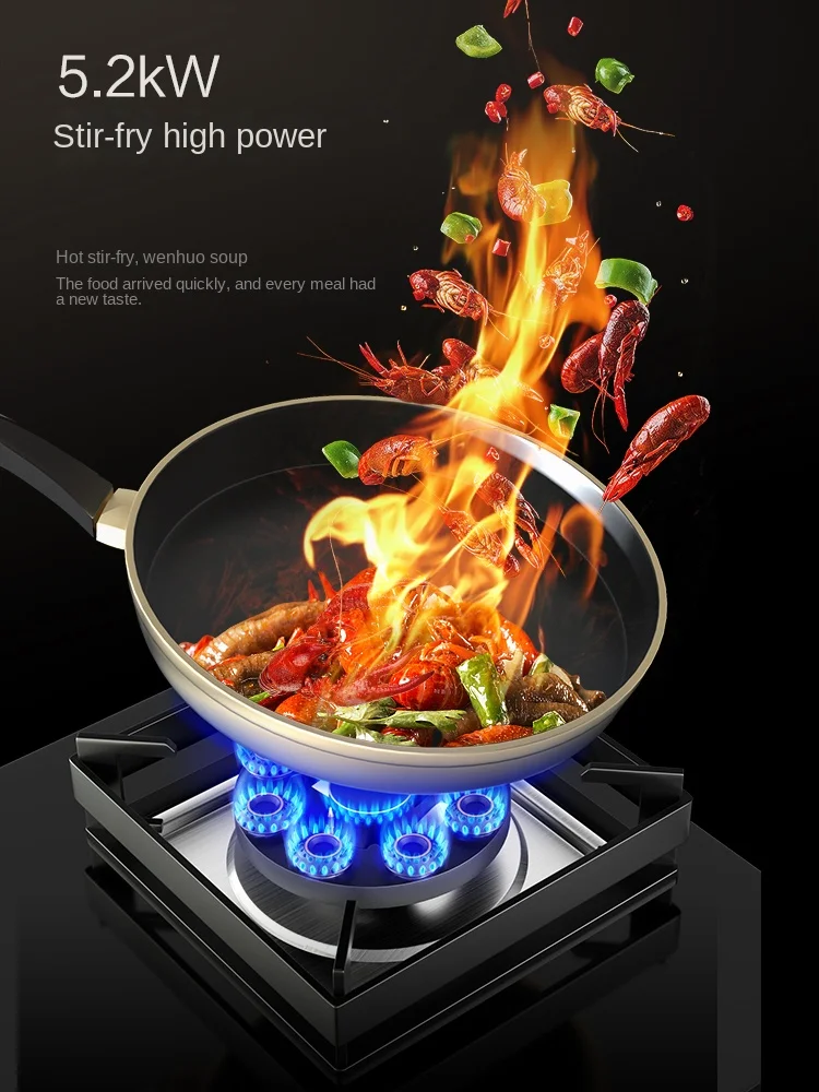 electric dual-purpose gas stove one electric and one gas embedded gas stove integrated induction cooker natural