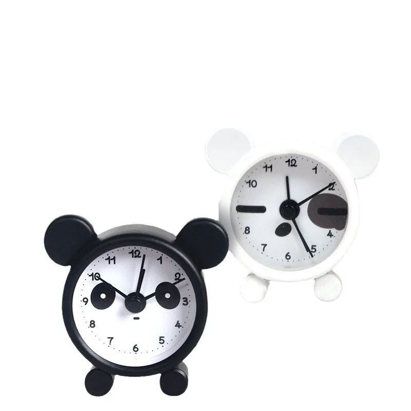 

1.5 inch creative gift metal small alarm clock cartoon cute digital children's student travel mini alarm clock gift