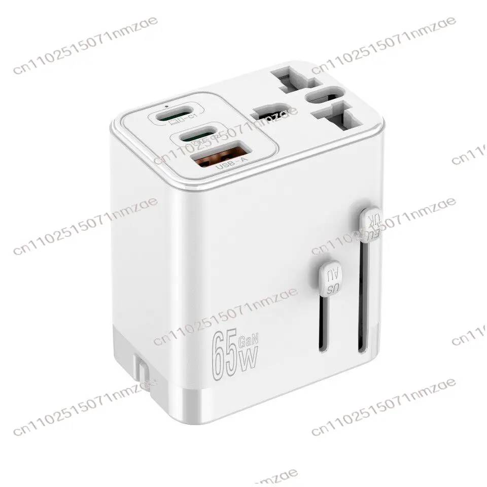 

Мини-зарядное устройство PD65W для сверхбыстрой зарядки с универсальным переходником для разных стран