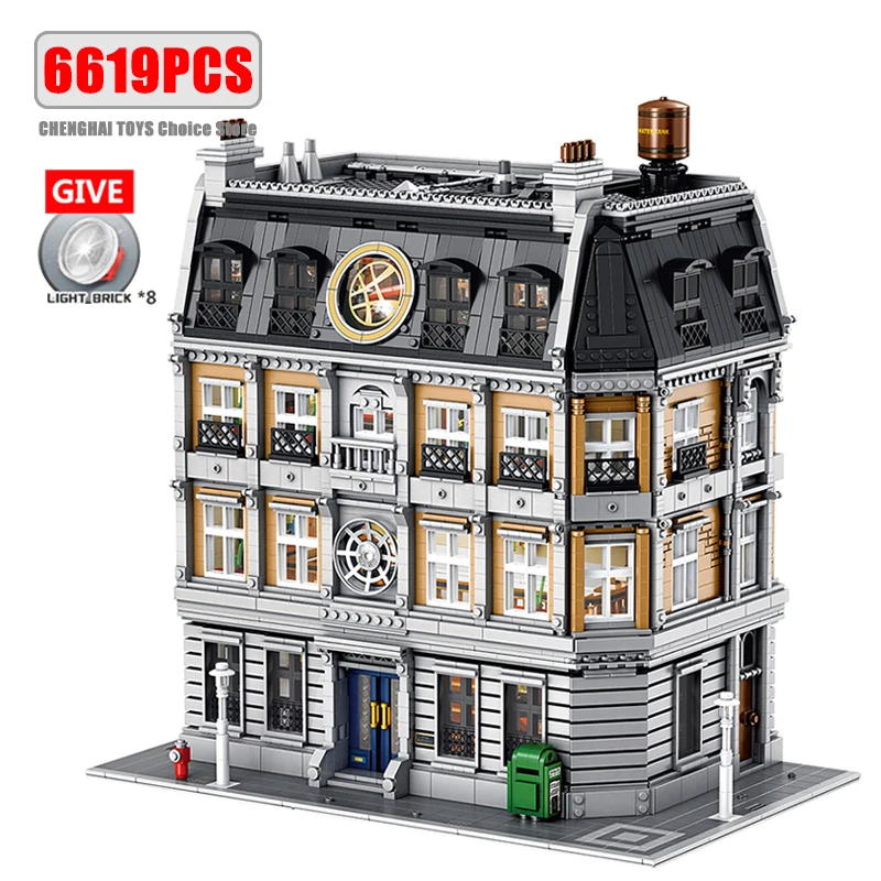 6619PCS The Sanctum Sanctorum Model Building Blocks Movie Architecture MOC-30628 Bricks Kids DIY Toys Gifts For Children Friends