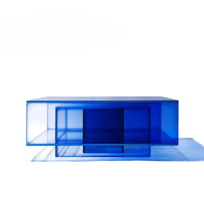 

Creative postmodern minimalist magic acrylic coffee table villa hotel G