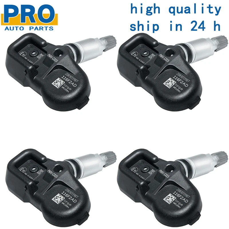 

4PCS Tire Pressure Sensor Monitoring System 42607-48010 for Toyota Avalon Camry RAV4 Tacoma Land Cruiser 315Mhz 42607-06030