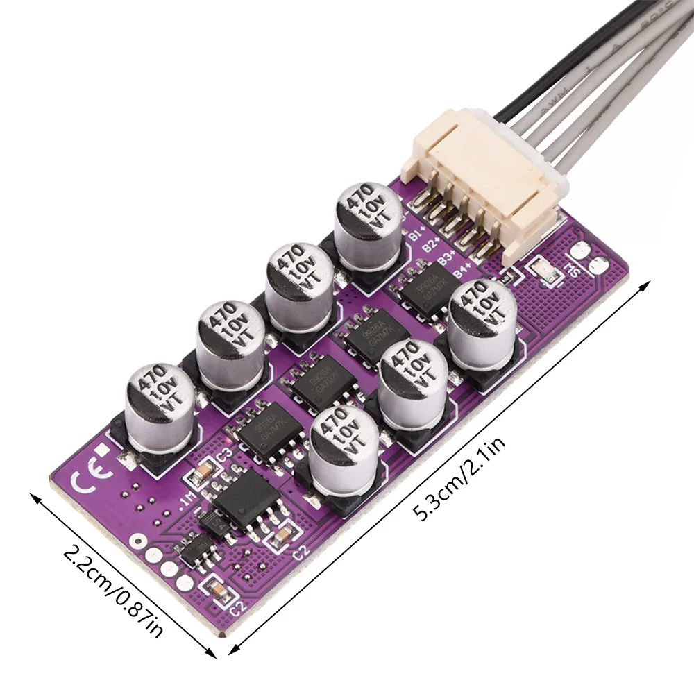 3-6S 3S 4S 5S 6S 18650 Lithium Battery Active Equalization Board Li-ion LiFePo4 Quick Balancer Storage Equalizer Balance Module