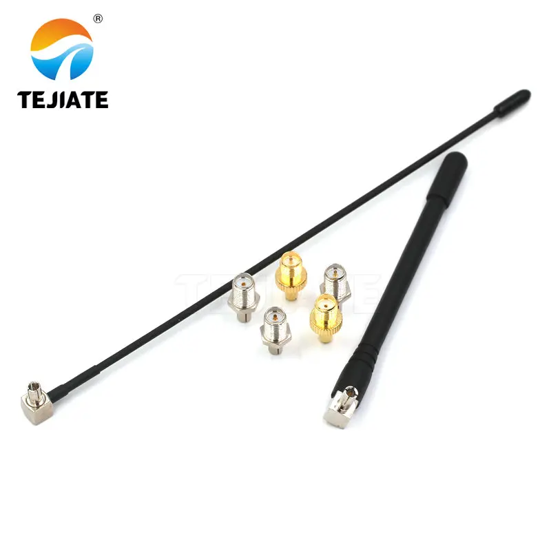 1PCS SMAK-RP/TS9J Female and Male Adapter Jack Plug Coaxial Netword Card Wireless Antenna Connector