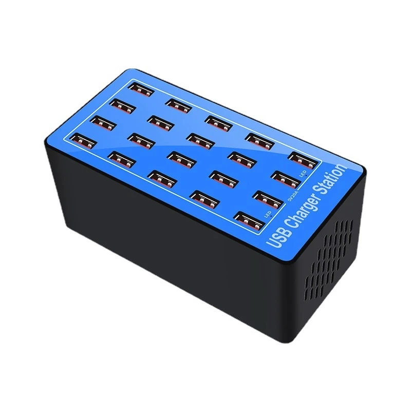 A5+ 20 Port USB Fast Charger with Engine Core 1 Year Warranty for Mobile Phones Tablets & Laptops