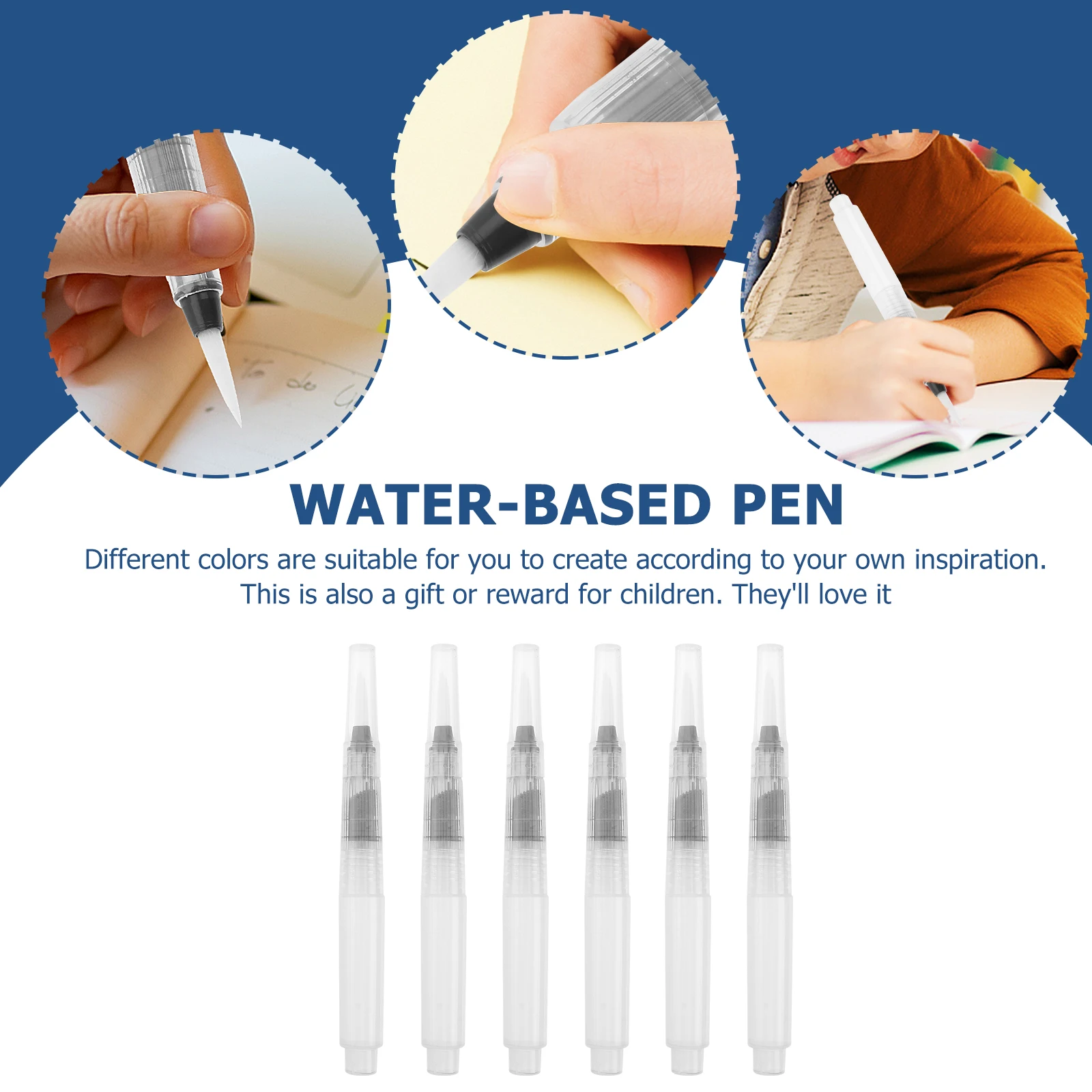 

10pcs Watercolor Brush Pens Painting Supplies Kids Travel Kit Drawing Tools Students Professional Artists
