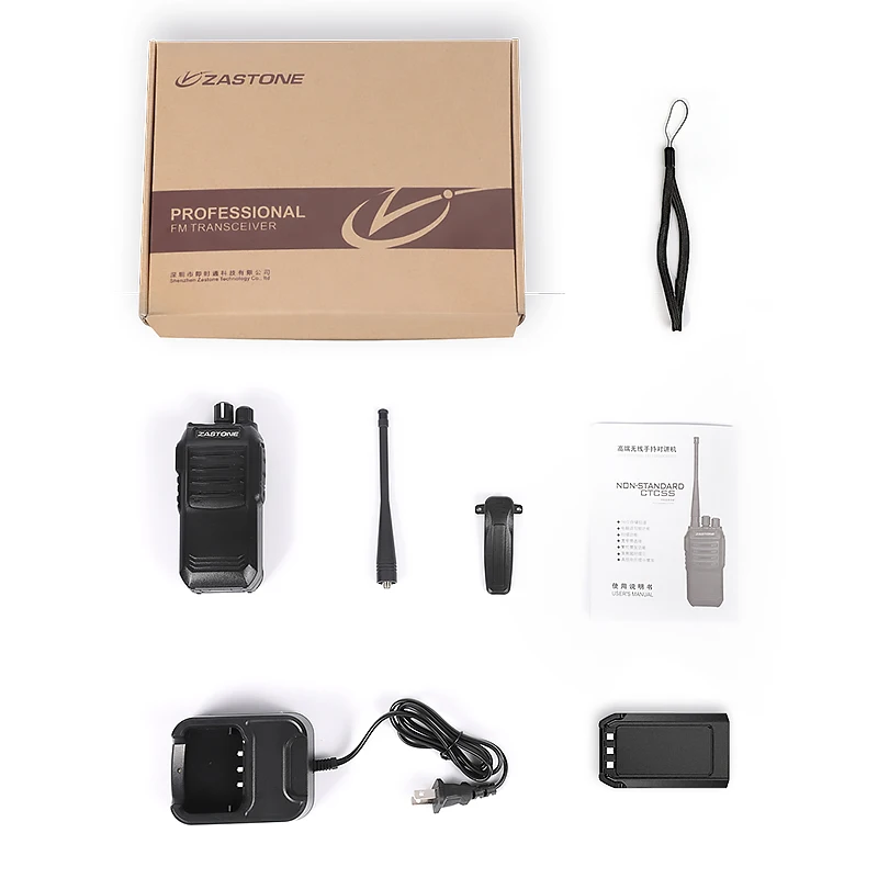 ZASTONE T3000 Radio Real 6W / 2-5km Communication Distance Mo nitor Large Capacity Battery Two Way Radio