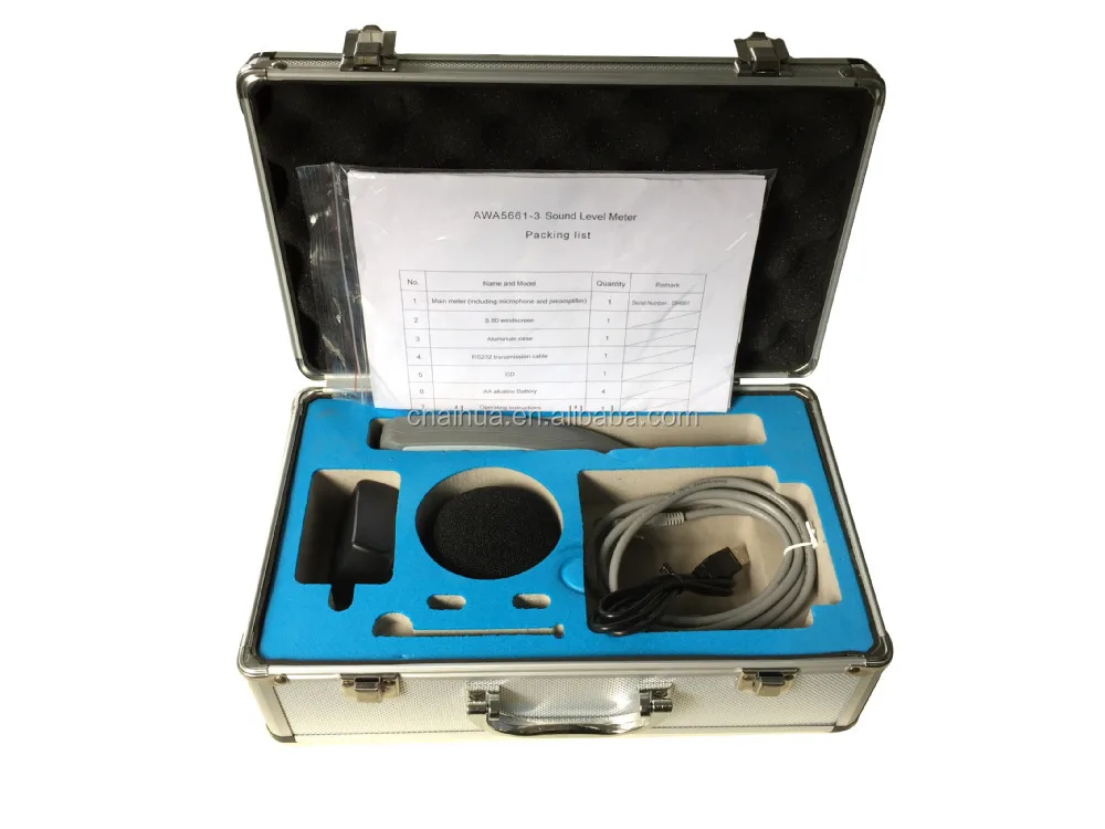Professional Class 1 Sonometer AWA5661-1 Sound Level Meter Noise Sound Level Tester Class 1