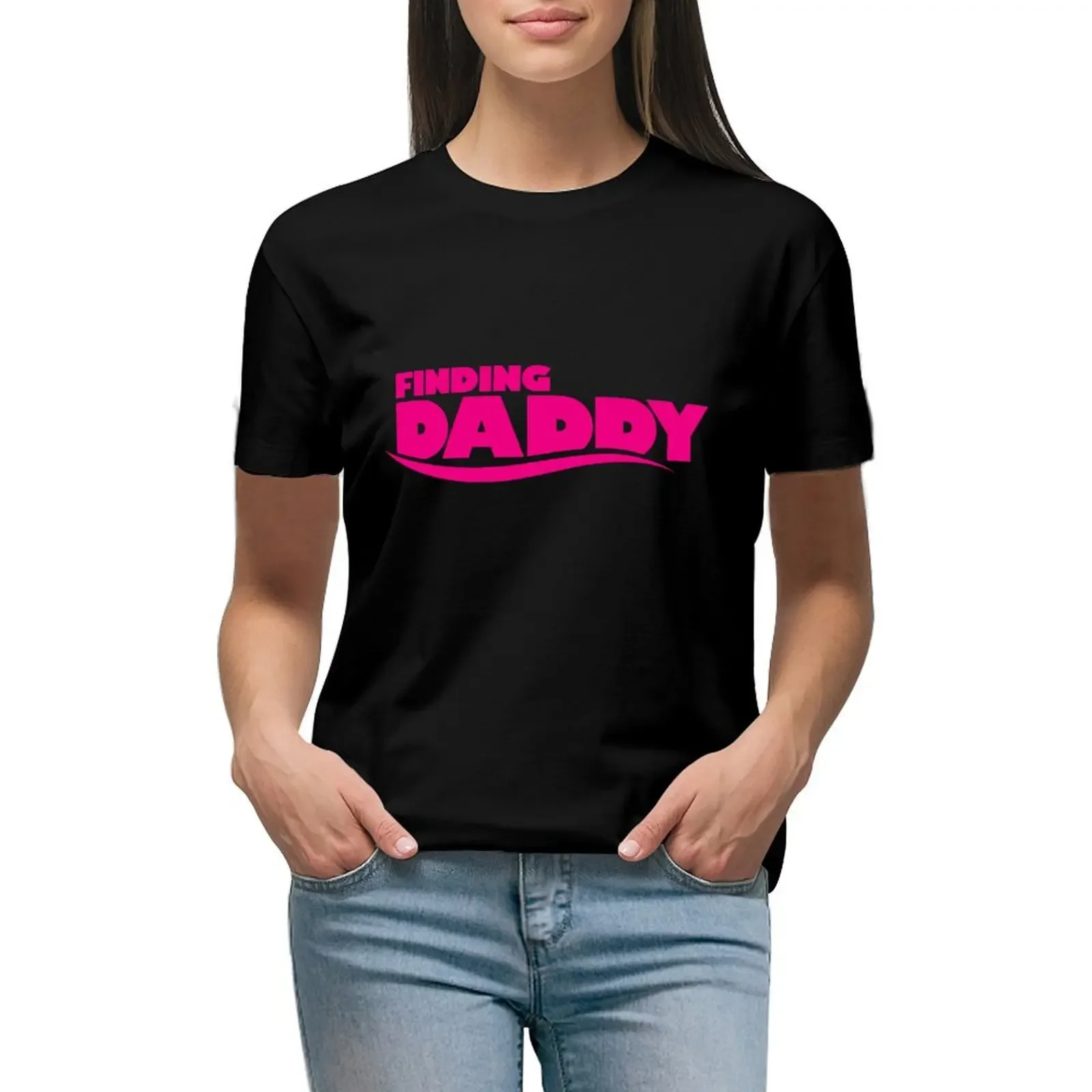 

Finding daddy T-Shirt animal print shirt for girls plus sizes graphics tees designer clothes Women luxury