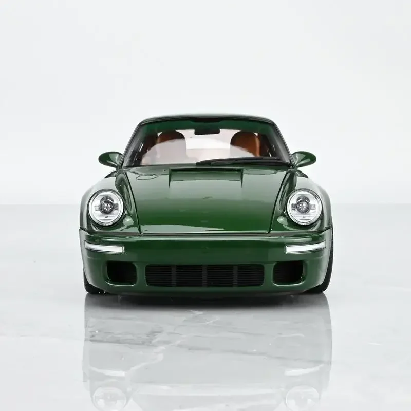 Bijna echte 1/18 RUF SCR 2024 limiet legering speelgoed motorvoertuig gegoten metalen model cadeau