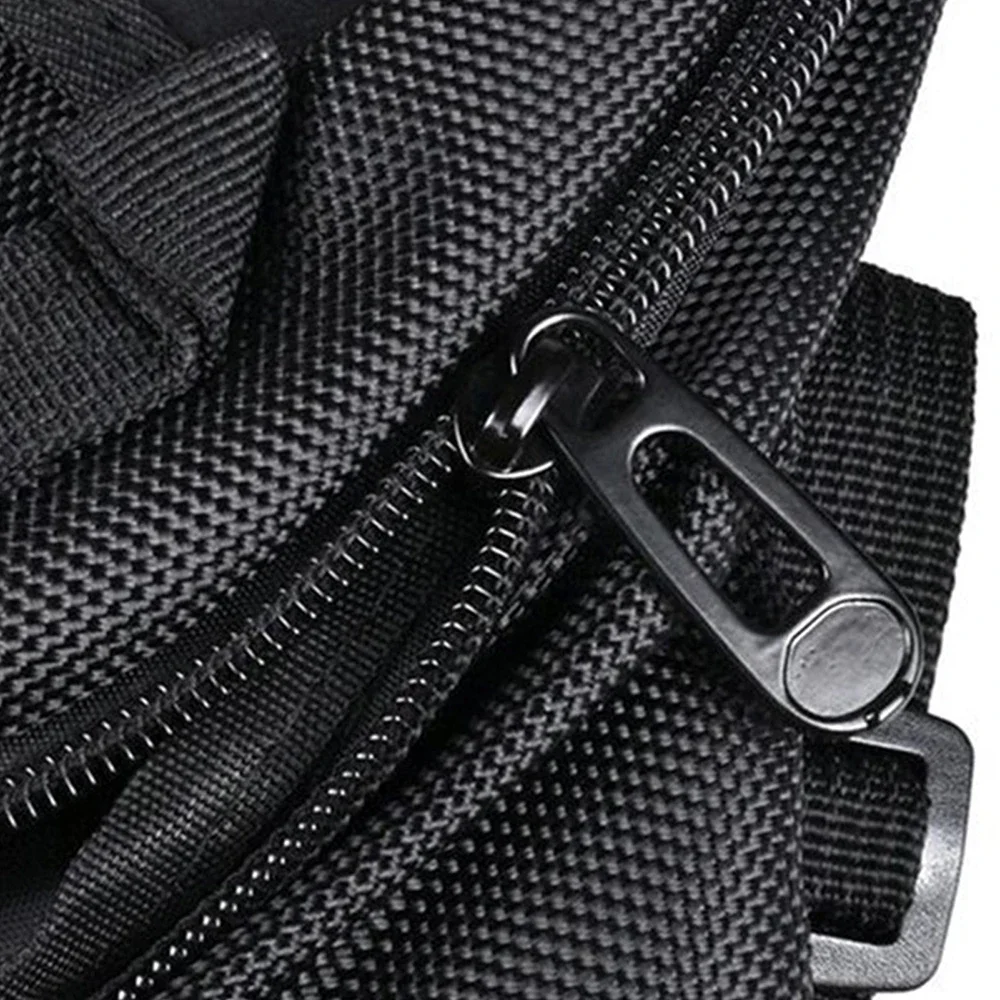 Sacs de taille en nylon imperméables pour hommes, sac de jambe, sac banane, sacs de ceinture de moto, poudres de chute drôles