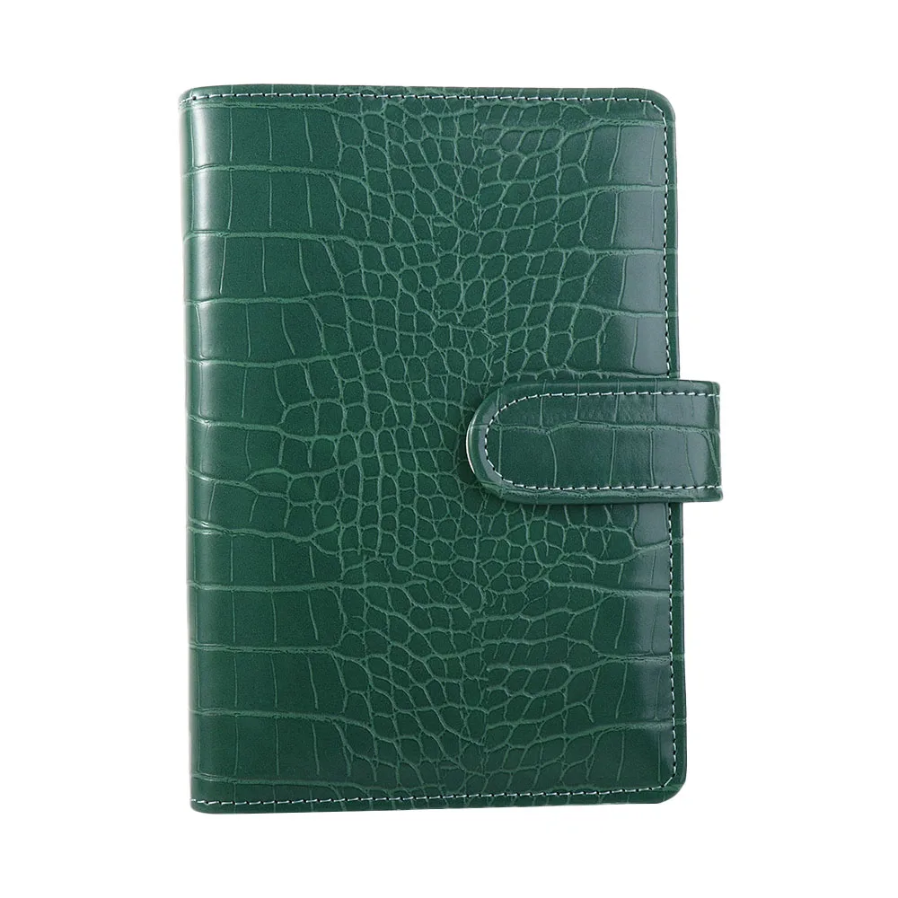 

Stationery School Supplies PU Leather A6 Notebook 6 Ring Ring Binder Notebook Cover Loose-Leaf Cover Notepad Cover Binder Cover