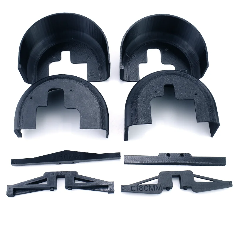 MJX Simulation Front and Rear Fenders for 1/7 Hyper Go mjxrc 7303 C3 Remote Control Car Off-road High Speed RC Cars Truck
