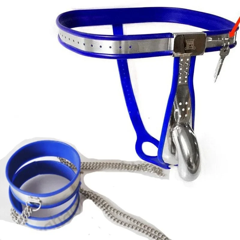 HotX Male Chastity Belt Bra Steel Cage Thigh Ring with Metal Chain Chastity Device BDSM Cbt Panty Sex Toys for Men Bondage