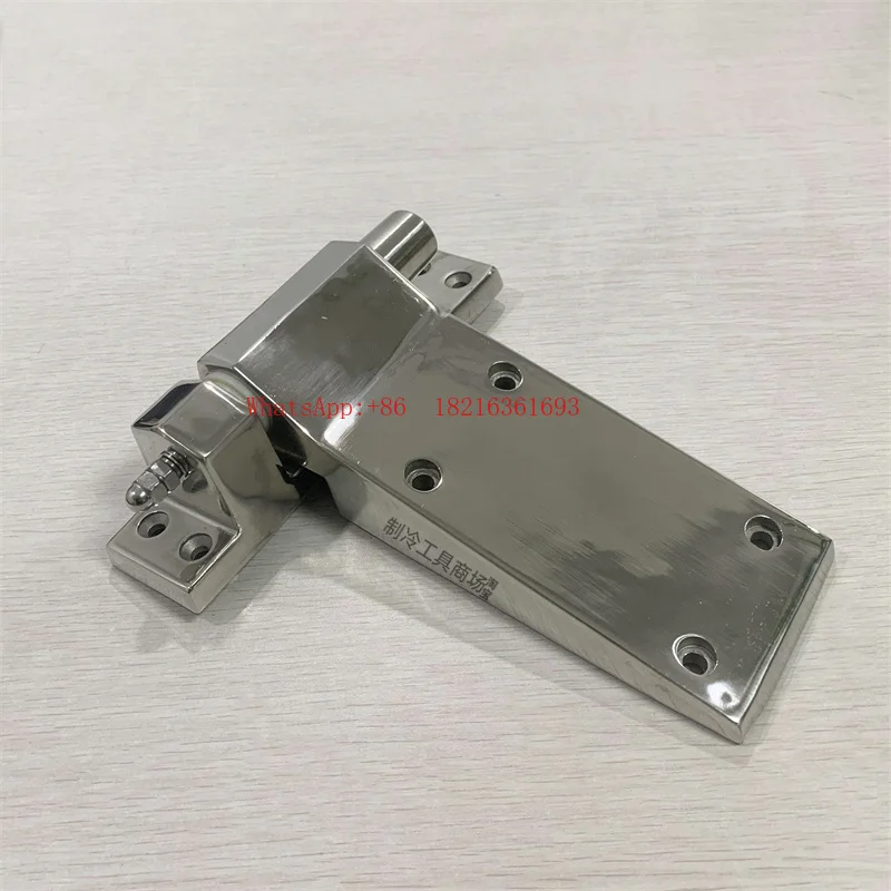 Store 2055   Spring Hinge Heavy-duty Lifting Hinge Cold Storage Flat Door Stainless Steel Hinge 1220 Zinc Alloy