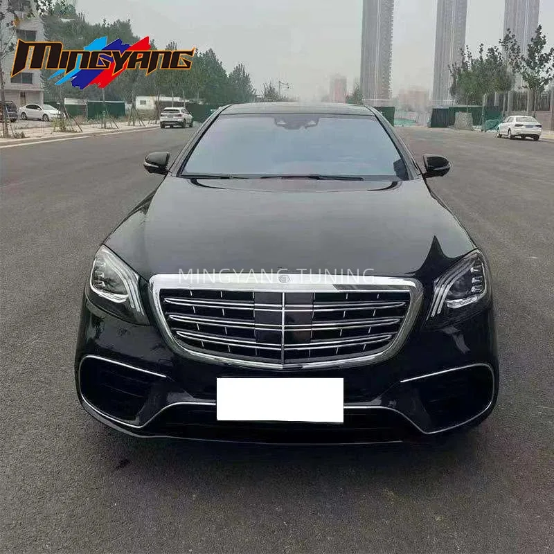 Kit de carrosserie de mise à niveau W221 W222 S63 pour capot de pare-chocs de voiture de classe S, kit de carrosserie de phare arrière