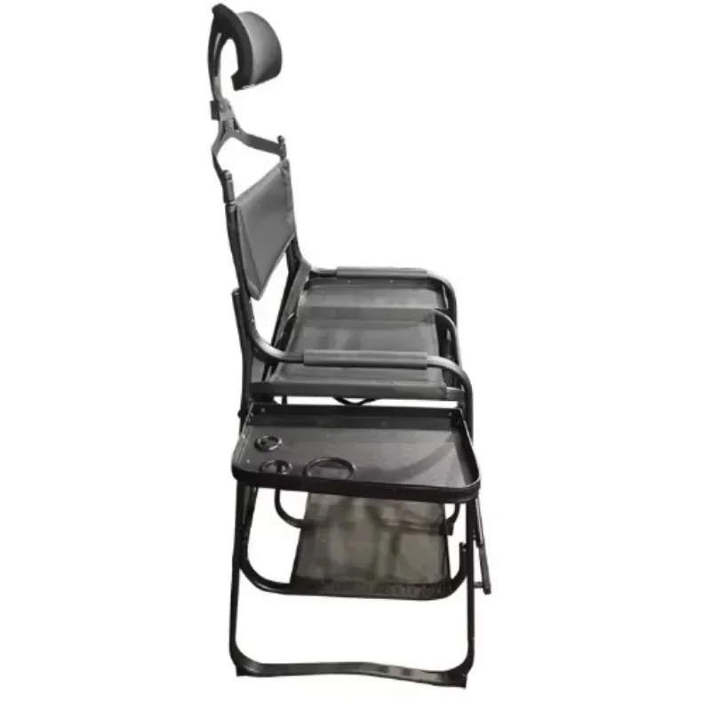 

2025Новый складной портативный обновленный стул для директора макияжа, металлические алюминиевые шезлонги, современный оптовый деревянный шезлонг 6