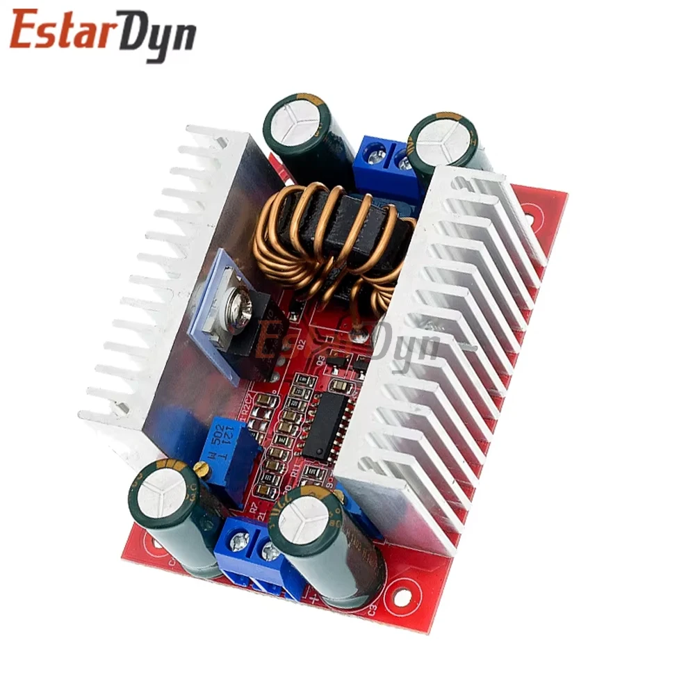 EstarDyn 400W 15A Step-Up Boost Module 8.5-50V to 10-60V, CC CV Power Supply for LED Charger