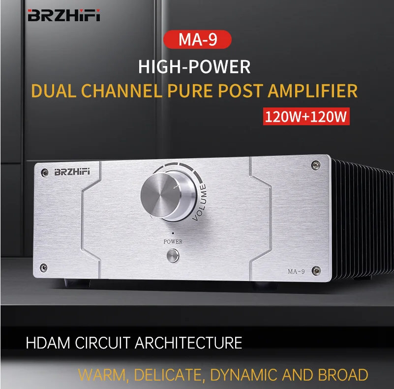 Maranshi MA-9 Full Symmetric HDAM Circuit Architecture Hifi High Power House Hold Desktop Power Amplifier