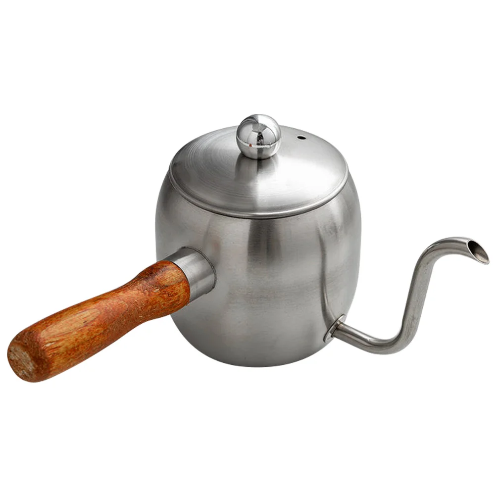 

Hand Drip Pot Stainless Steel Long Spout Gooseneck Kettle For Home Office Coffee Pouring Pot Multi-Functional Coffee