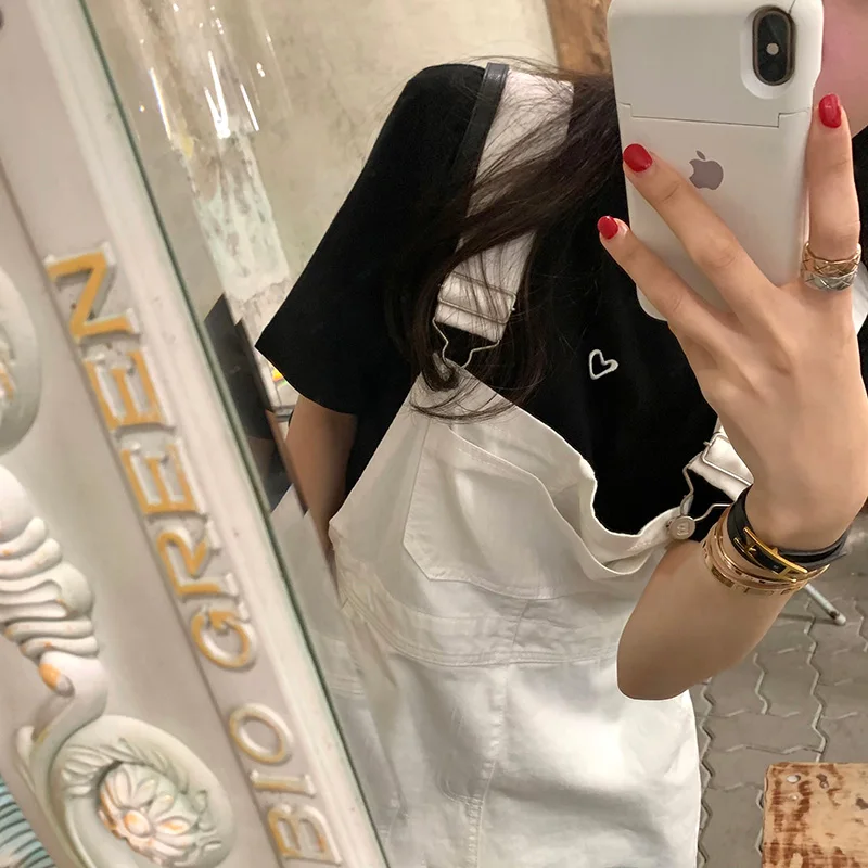 Pink Kangaroo ket Pantaloni interi da donna Allentati Dimagranti Casual Vita alta Gamba larga Or Jeans Trendy Pendolari Sle