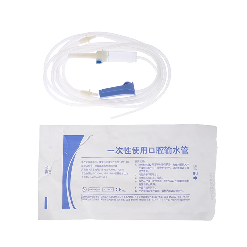 Dental Implant Surgical Flushing Pipe Irrigation Tubing Set Dental Water Pipe Transparent Disposable Tube