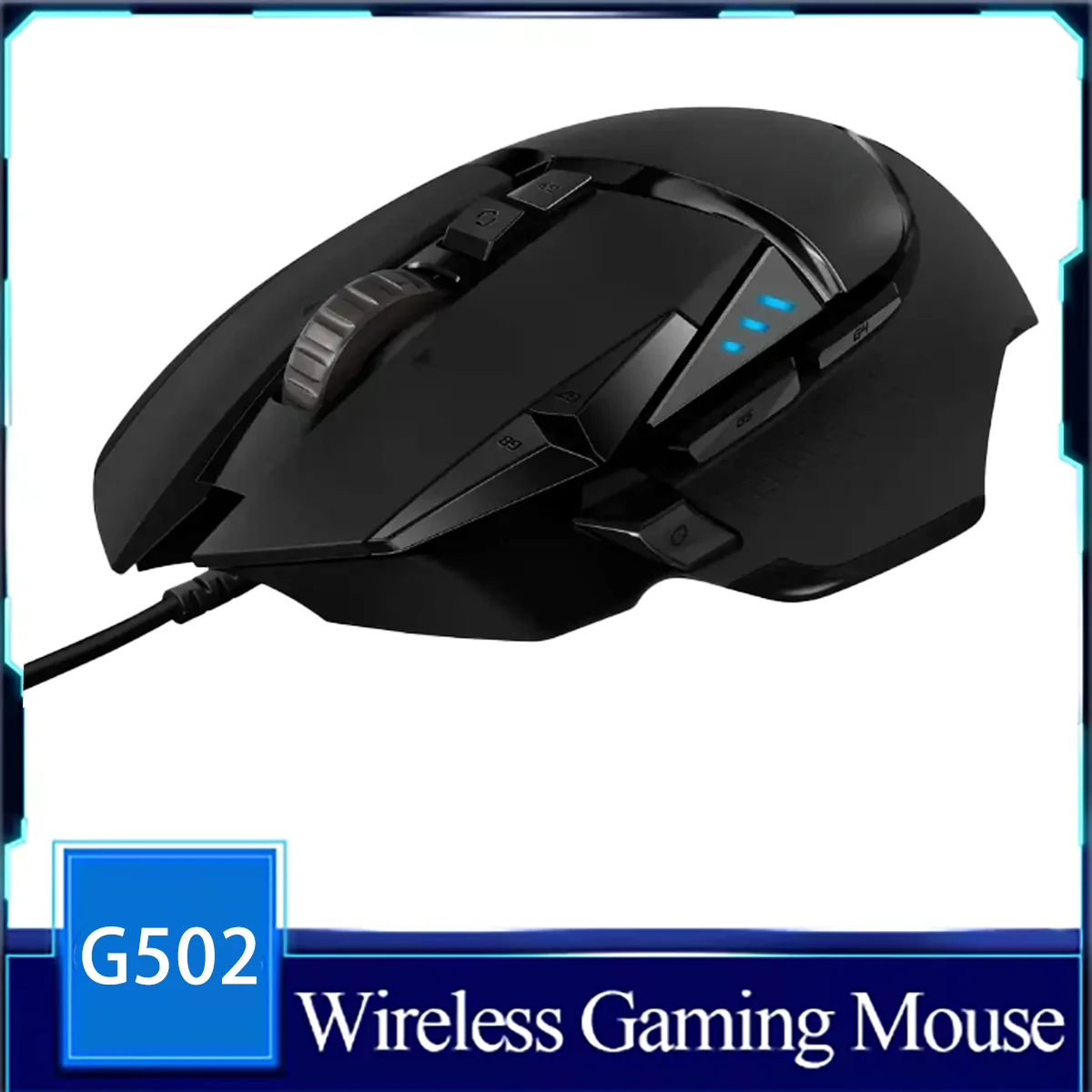 

G502 HERO Gaming Mouse, 25K Sensor 25600 DPI RGB, 11 Programmable Buttons & Adjustable Weight,Tournament Grade FPS/MOBA