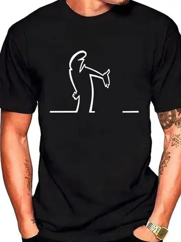 Magliette estive da uomo Balum La Linea Maglietta grafica divertente Camicie premium comode in cotone