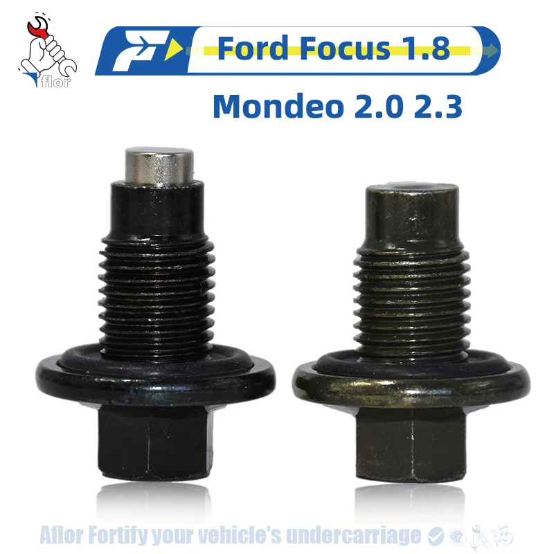 

For Ford Focus 1.8 Mondeo 2.0 2.3 Engine Oil Pan Drain Screw And Gasket Bolt Engine Oil Drain Nut Oil Plug Screws