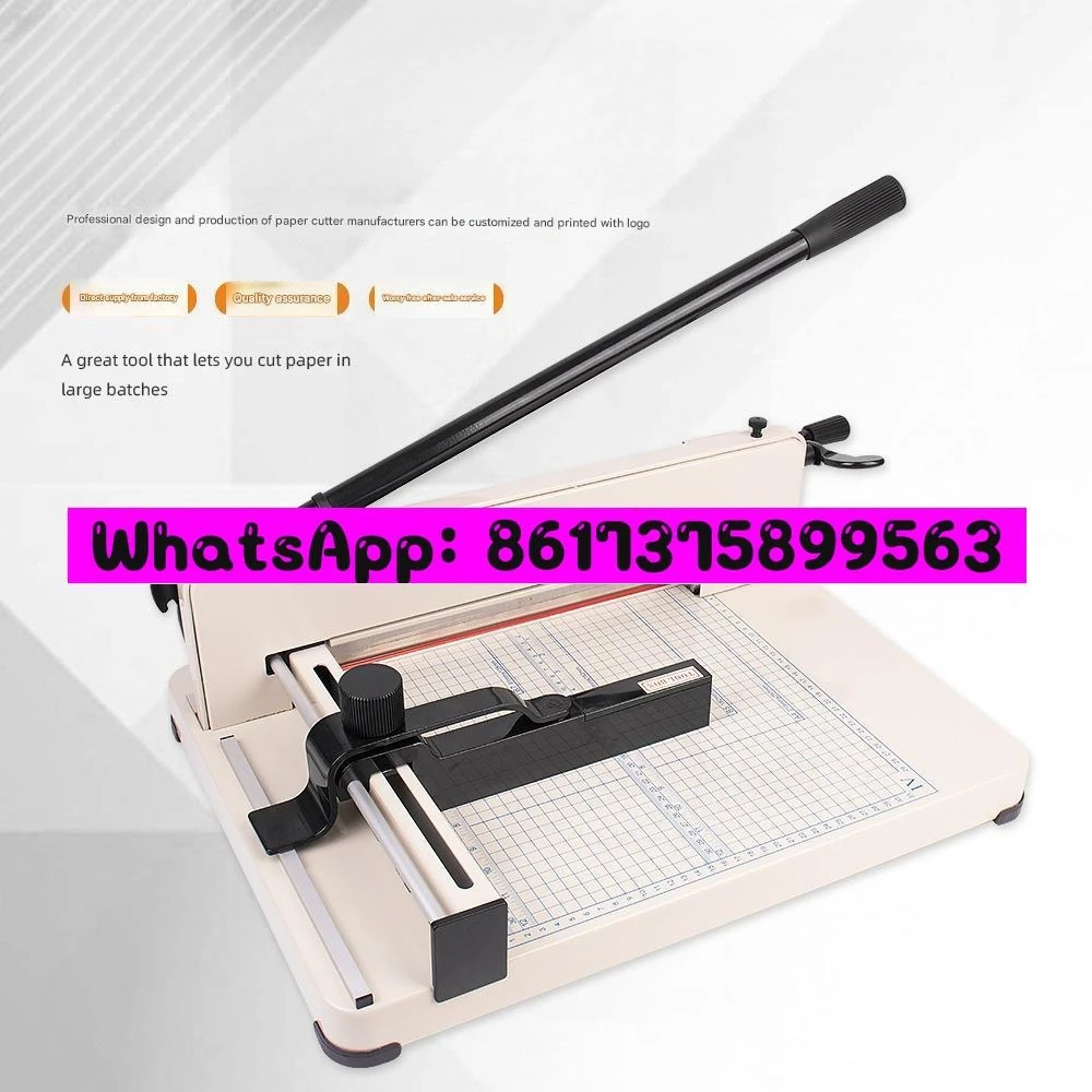 858A4 Heavy  Paper Cutter Blade Can Cut 400 Sheets of Paper Cutter Thick Layer Manual Paper Cutter Knife