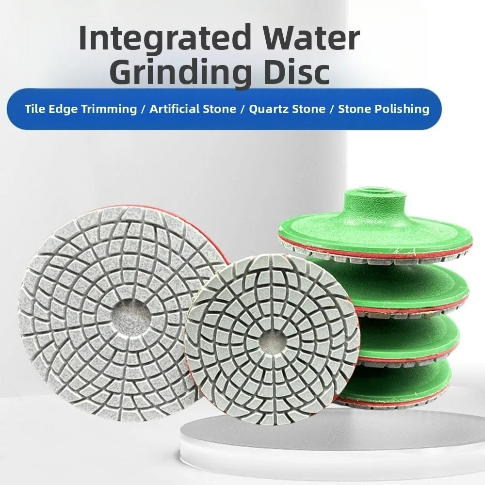 80/100mm Sanding Disc All-in-one Chamfering Grinding Edge Ceramic Tile Trimming Polishing Disc Grinding Polishing Pad