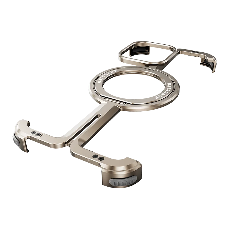 

Минималистичный безрамный чехол Oatsbasf для iPhone 16 Pro Max с беспроводной зарядкой Magsafe, металлический ободок, меньше тонкого бампера