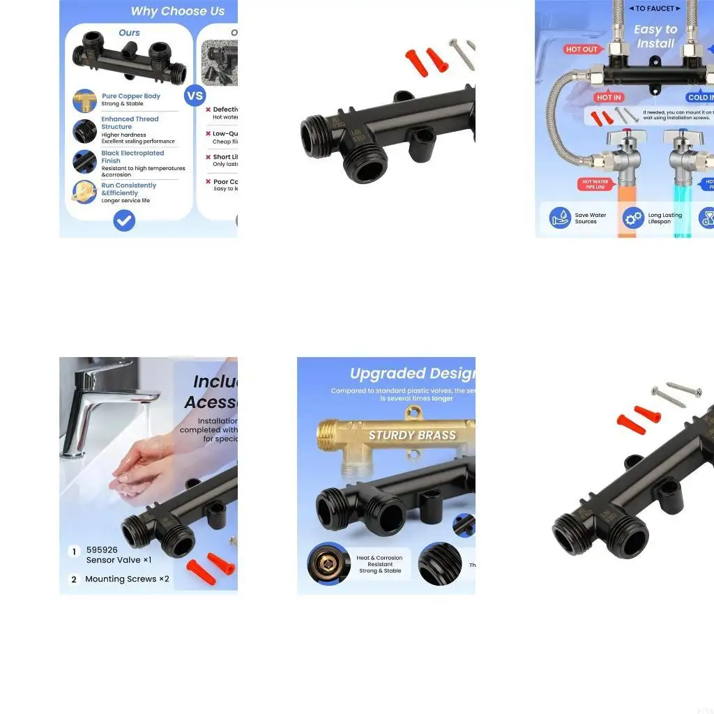 

High Efficiency Hot Water Recirculating System Thermal Bypass Valves 595926 D7YA