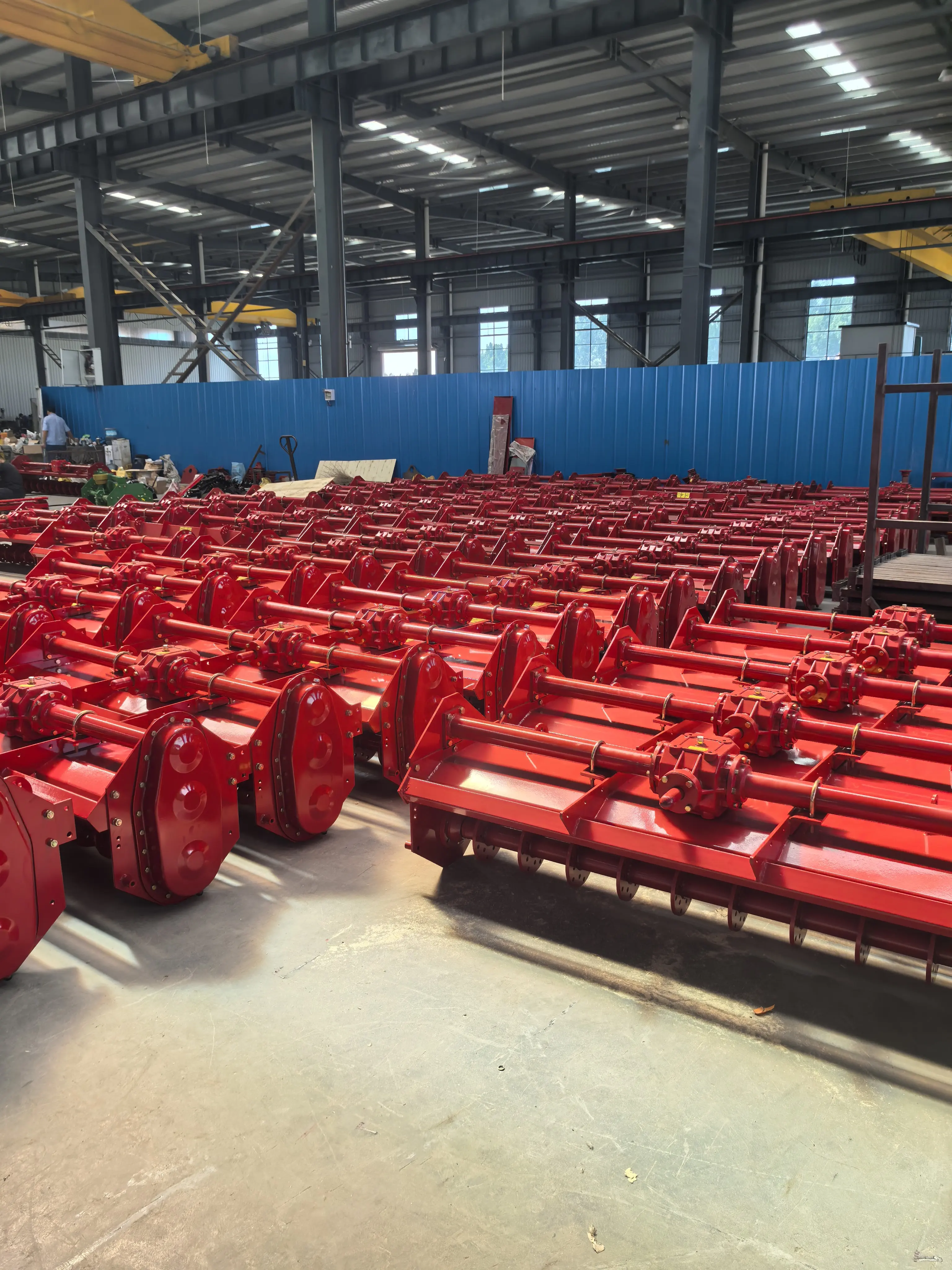 Rotary Tiller PTO Gear 0.8-2.0m Wide Soil Renovation 420kg Compatible with Farm Tractors New 1-Year Warranty