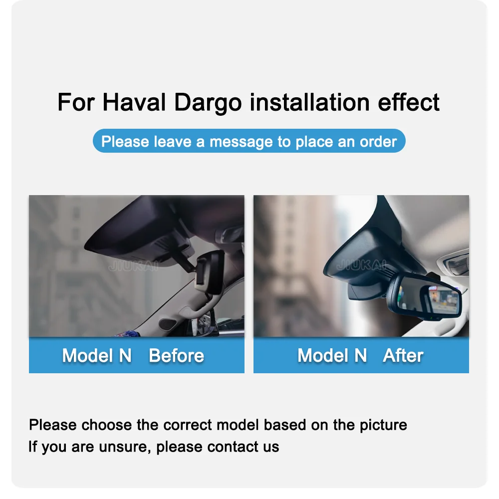 For Haval Dargo 2021 2022 Front and Rear 4K Dash Cam for Car Camera Recorder Dashcam WIFI Car Dvr Recording Devices Accessories