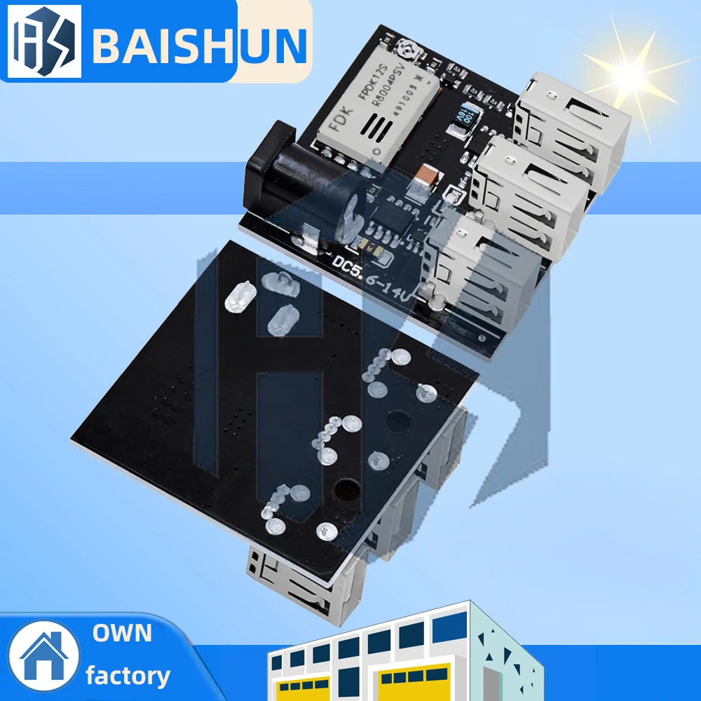 3 Usb 8A DC-DC Step…