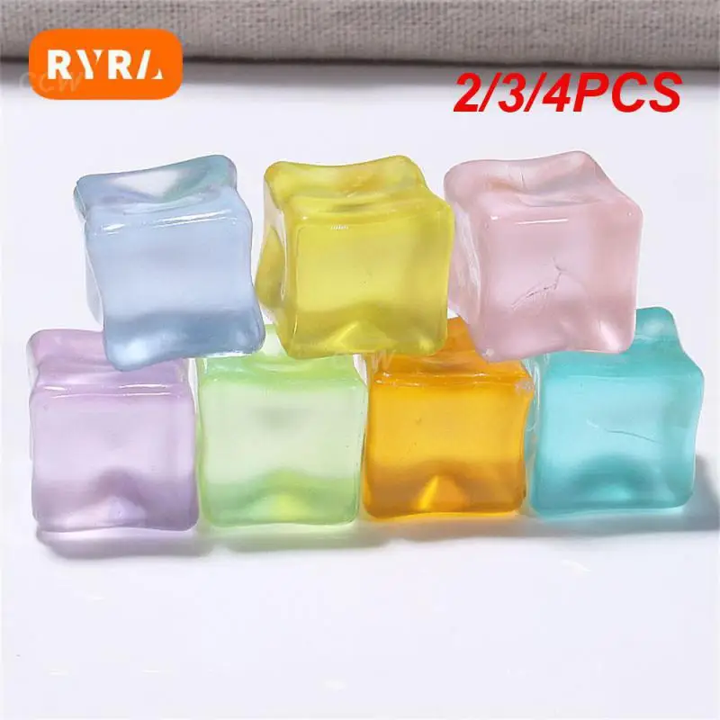 2/3/4PCS Resin Fittings Fluorescent Resin Material Can Emit Fluorescence At Night Available In Multiple Colors