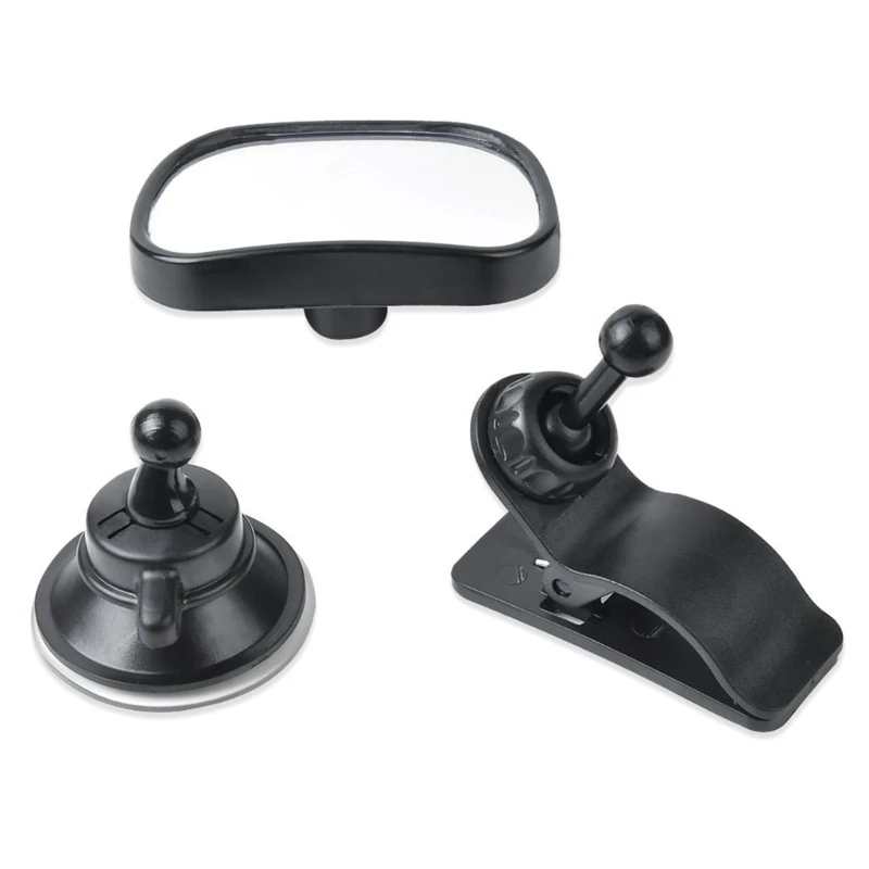 Baby Vehicle Rear View Monitor Mirror Shatter Resistant ABS Plastic Wide Angles Lens For Rear Facing Car Safety A2UB