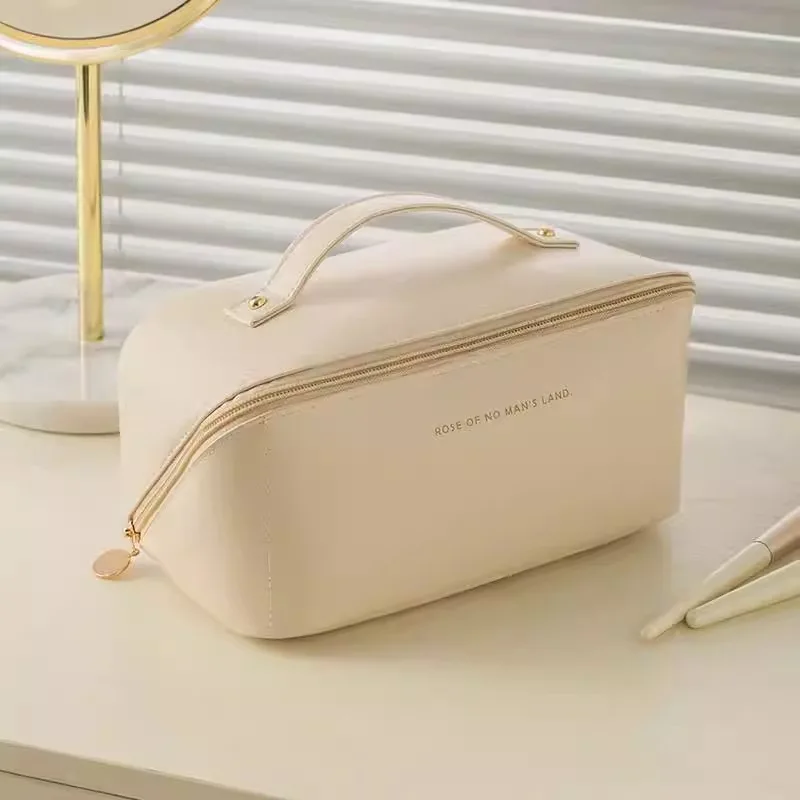 

Luxury Women's Travel Makeup Bag Cosmetic Organizer Pouch, Fashion Zip Storage Case festival Gift for Ladies
