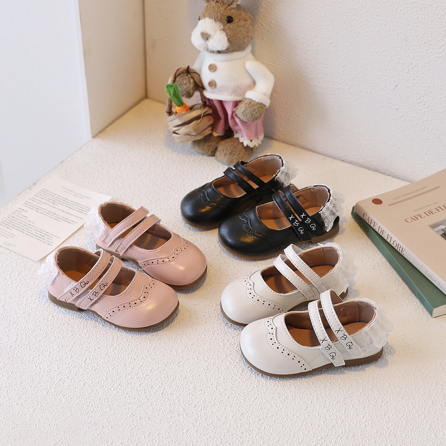 

Flat Shoes Fashion Elegant Kids Leather Shoe Thick Bottom Children 2025 High Quality Fashionable and Versatile Shoes