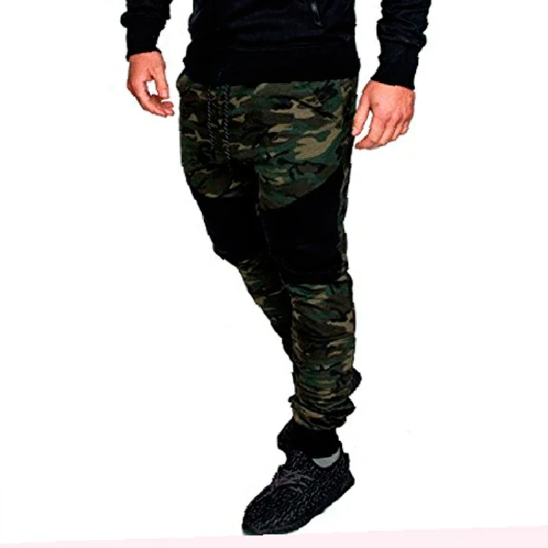 2024 new Casual Tactical Cargo Pants Men Multi Pocket Camouflage Sweatpants Men Spring Autumn Pencil Harem Jogger Trousers