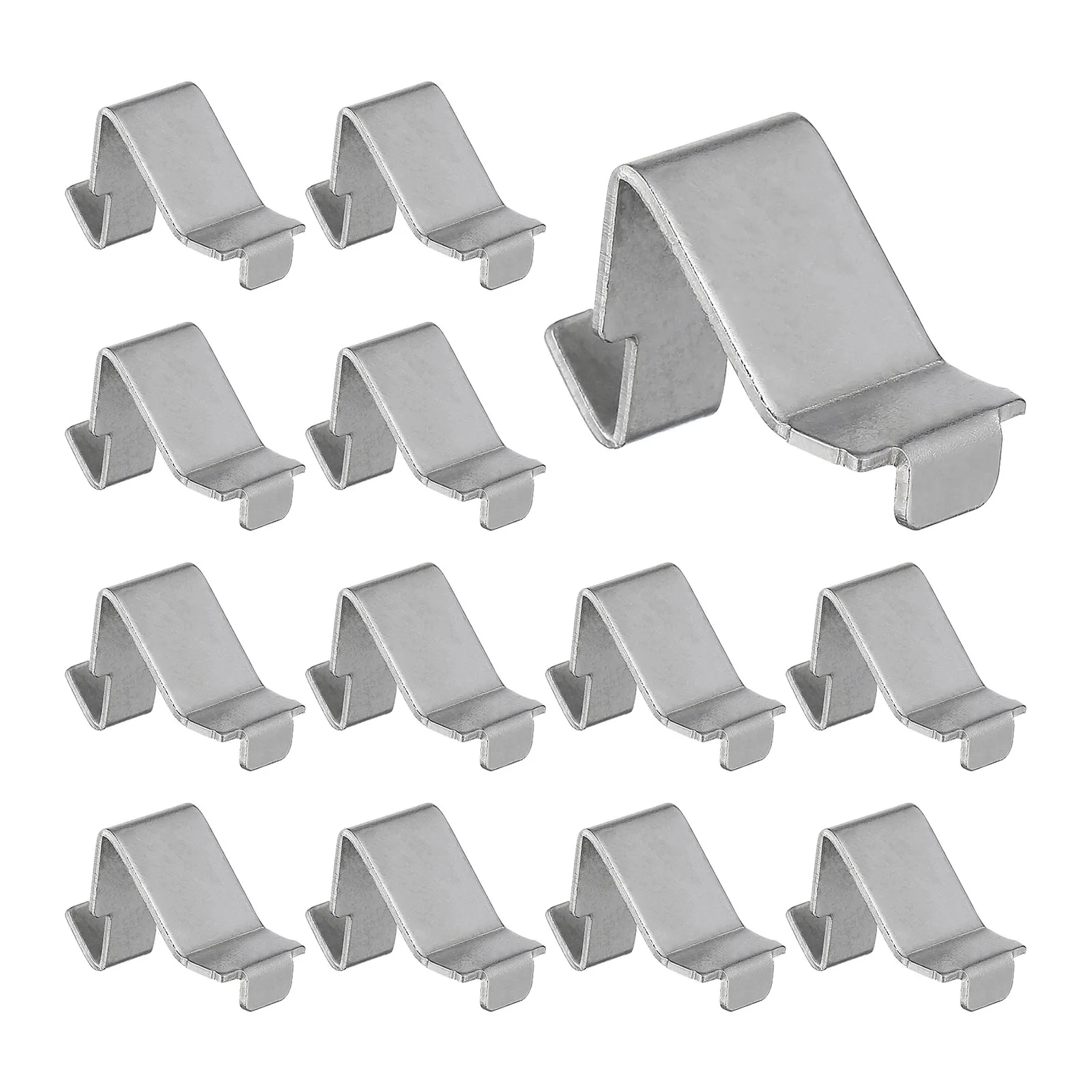 100Pcs Metal Racking Shelving Clips Hidden Design Sturdy Shelf Support Brackets for Storage Cabinet Office Kitchen Wardrobe