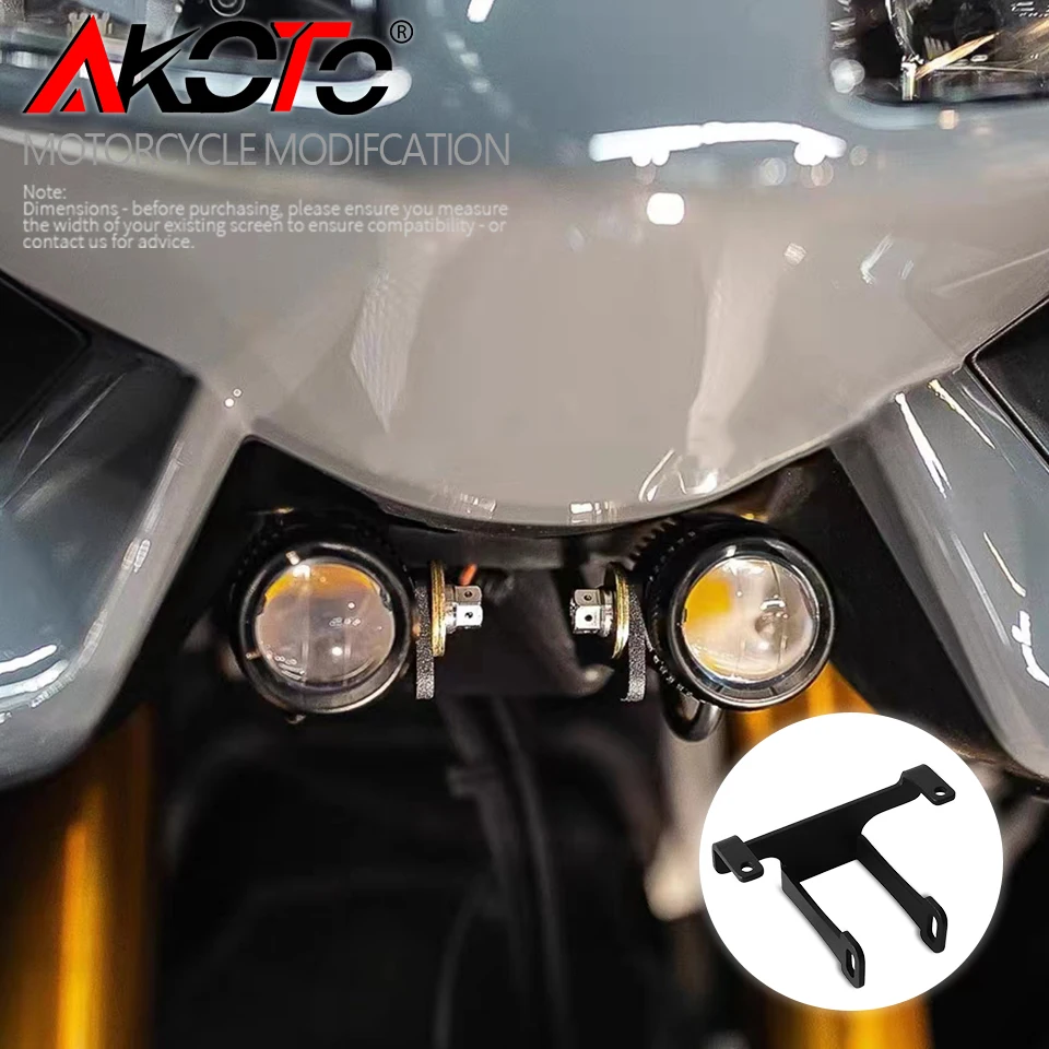 

Motorcycle Accessories Fog Lamp Fixing Bracket Auxiliary Light Holder FOR YAMAHA TMAX 560 TMAX560 TECH MAX T-MAX 2022 2023+