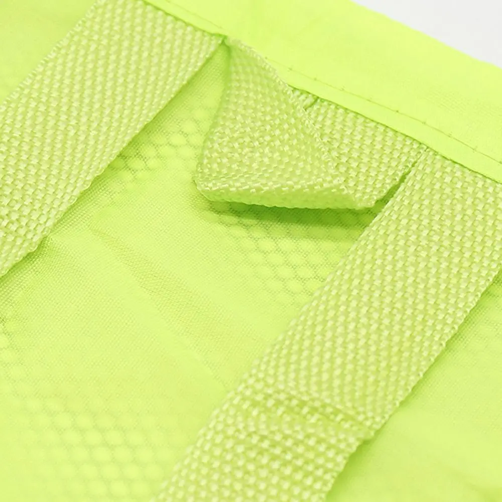 Large Capacity Beach Bag Lightweight Portable Mesh Storage Bag Adjustable Clasp Breathable Beach Toy Baskets Outdoor Camping