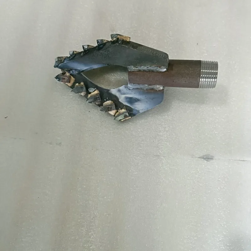 Custom 3-wing Alloy Drill Bit For Small Water Well Drilling Machine Soil Sand Layer 1-inch Rod Durable Efficient High Quality